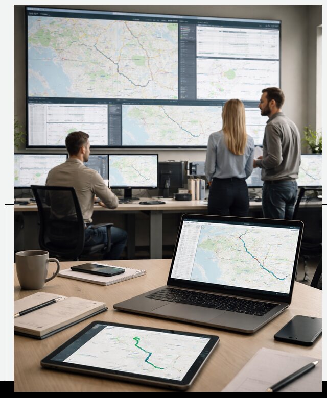 Трекинг грузов и Fleet Management, мониторинг автопарка в Губахе